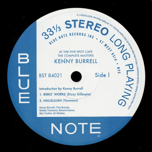 Kenny Burrell  / Blakey,Art – On View At The Five Spot Cafe: The Complete Master (3-LP Vinyl) Vinyl Record