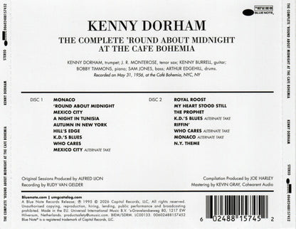 Kenny Dorham – Complete 'round About At The Cafe Bohemia (2-CD)