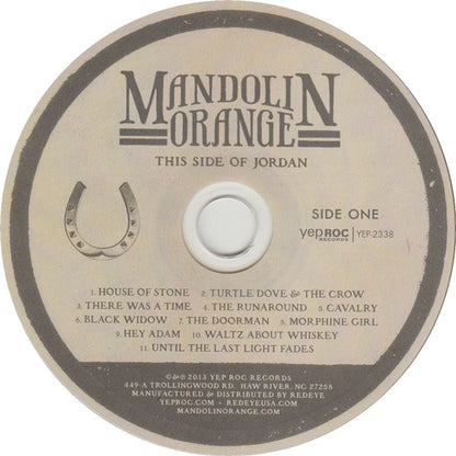 Mandolin Orange – This Side of Jordan Music CD