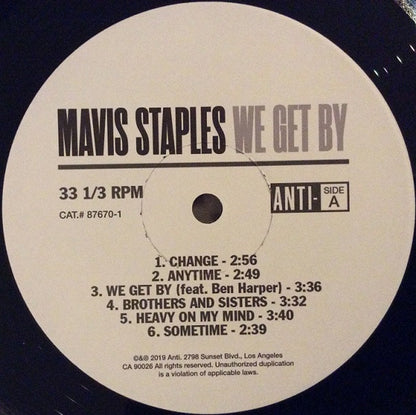 Mavis Staples – We Get By (LP Vinyl) Vinyl Record