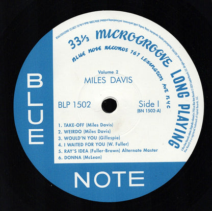 Miles Davis – Volume 2 (LP Vinyl) Vinyl Record