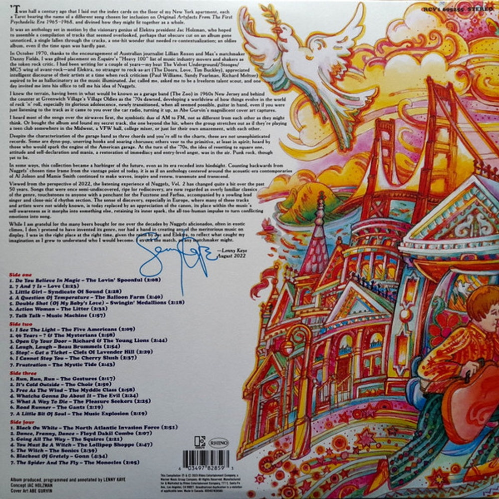 Nuggets – Original Artyfacts From The First Psychedelic Era (1965-1968), Vol. 2 (Blue Psychedelic 2-LP Vinyl) Vinyl Record