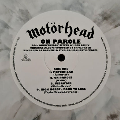 Motörhead - On Parole Steve Wilson Remix (LP Vinyl) Vinyl Record