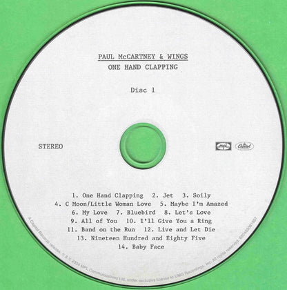 Paul McCartney And Wings – One Hand Clapping (2-CD)