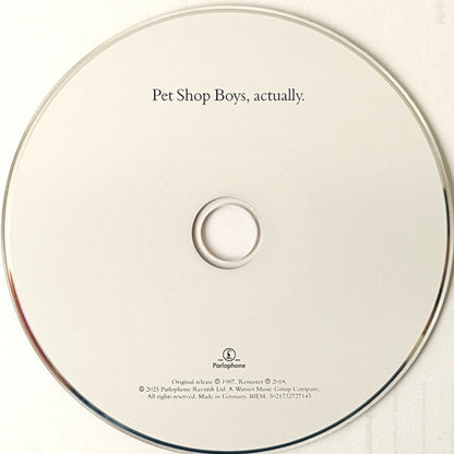 Pet Shop Boys – Actually Music CD