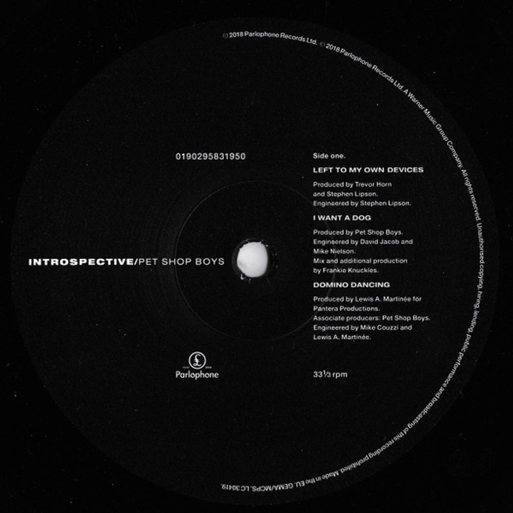 Pet Shop Boys – Introspective (LP Vinyl) Vinyl Record