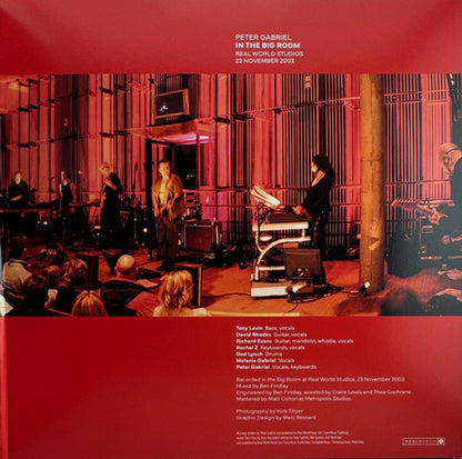 Peter Gabriel – In The Big Room (2-LP Vinyl) Vinyl Record
