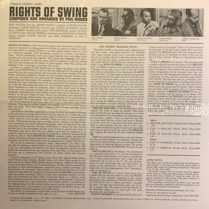 Phil Woods – Rights Of Swing (LP Vinyl) Vinyl Record