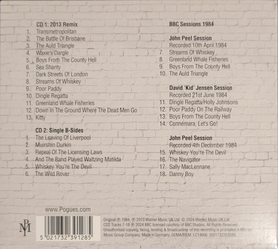The Pogues – Red Roses For Me (2-CD)