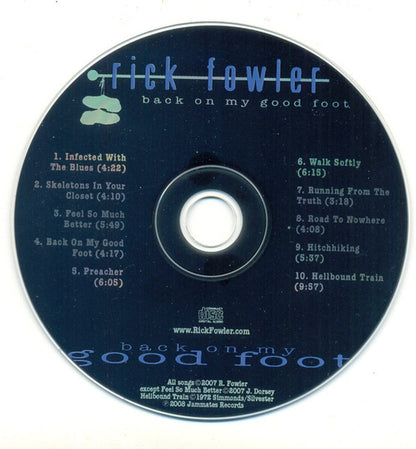 Rick Fowler – Back On My Good Foot Music CD