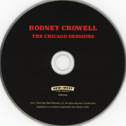 Rodney Crowell – The Chicago Sessions Music CD
