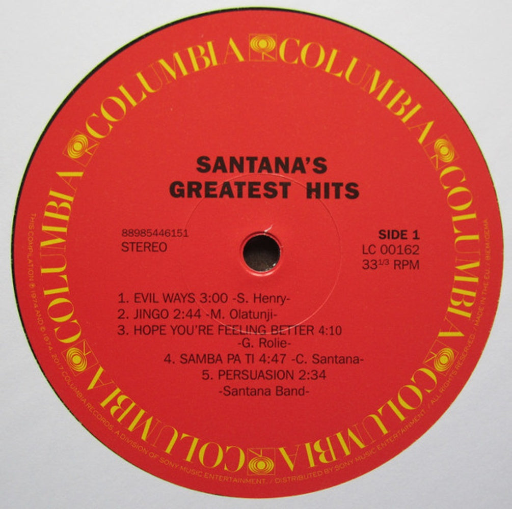 Santana – Greatest Hits (LP Vinyl) Vinyl Record