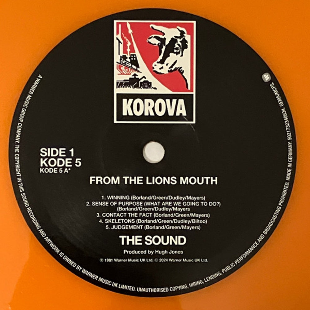 Sound – From The Lions Mouth (LP Vinyl) Vinyl Record