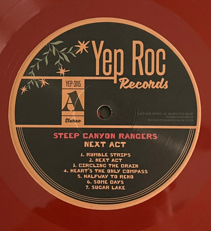 Steep Canyon Rangers – Next Act (Maroon Vinyl LP) Vinyl Record