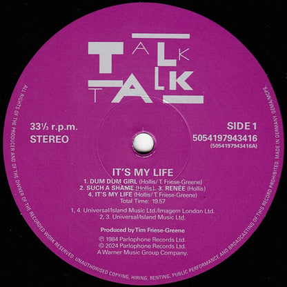 Talk Talk – It's My Life (LP Vinyl) Vinyl Record