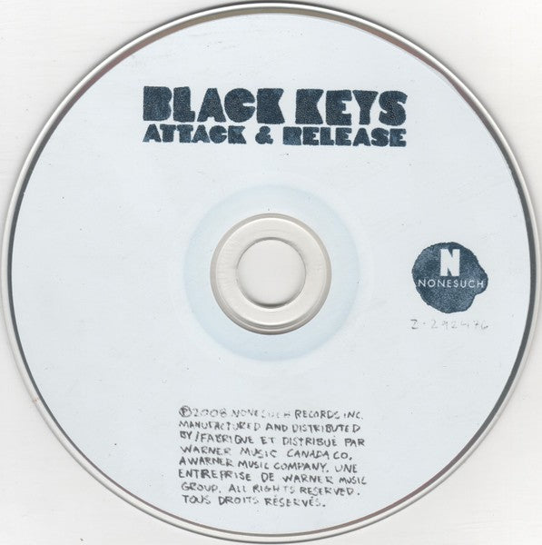 The Black Keys – Attack & Release Music CD