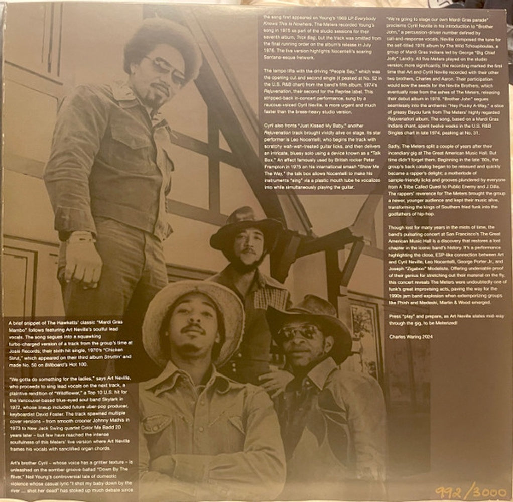 The Meters – Live At the Great American Music Hall (2-CD)