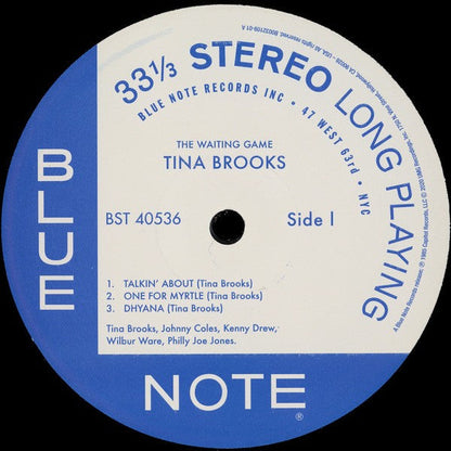 Tina Brooks – The Waiting Game (LP Vinyl) Vinyl Record