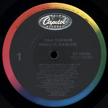 Tina Turner – Private Dancer (LP Vinyl) Vinyl Record