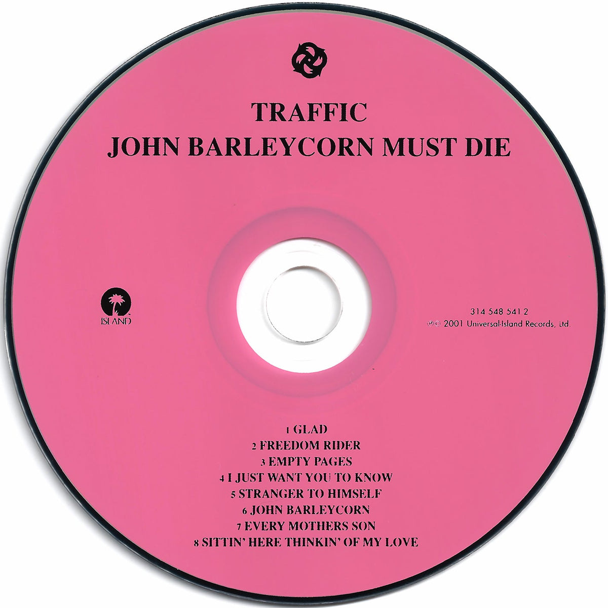 Traffic – John Barleycorn Must Die Music CD