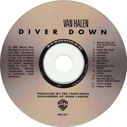 Van Halen – Diver Down Music CD