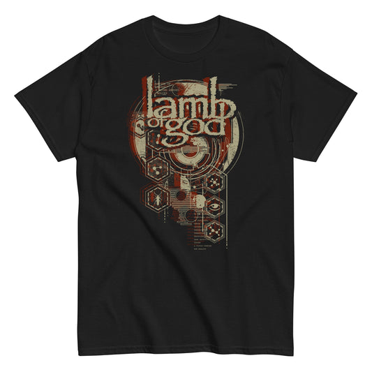 Lamb of God Analog Mens T Shirt Black