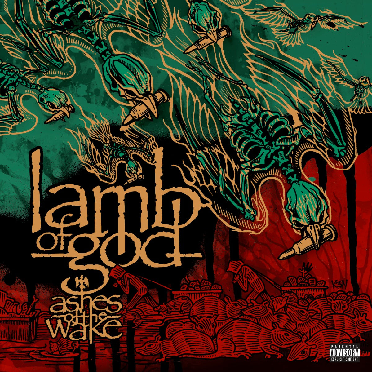 Lamb Of God - Ashes Of The Wake (Deluxe Edition, Bonus Tracks, Anniversary Edition, Expanded Version) (2 Lp's) Vinyl Record