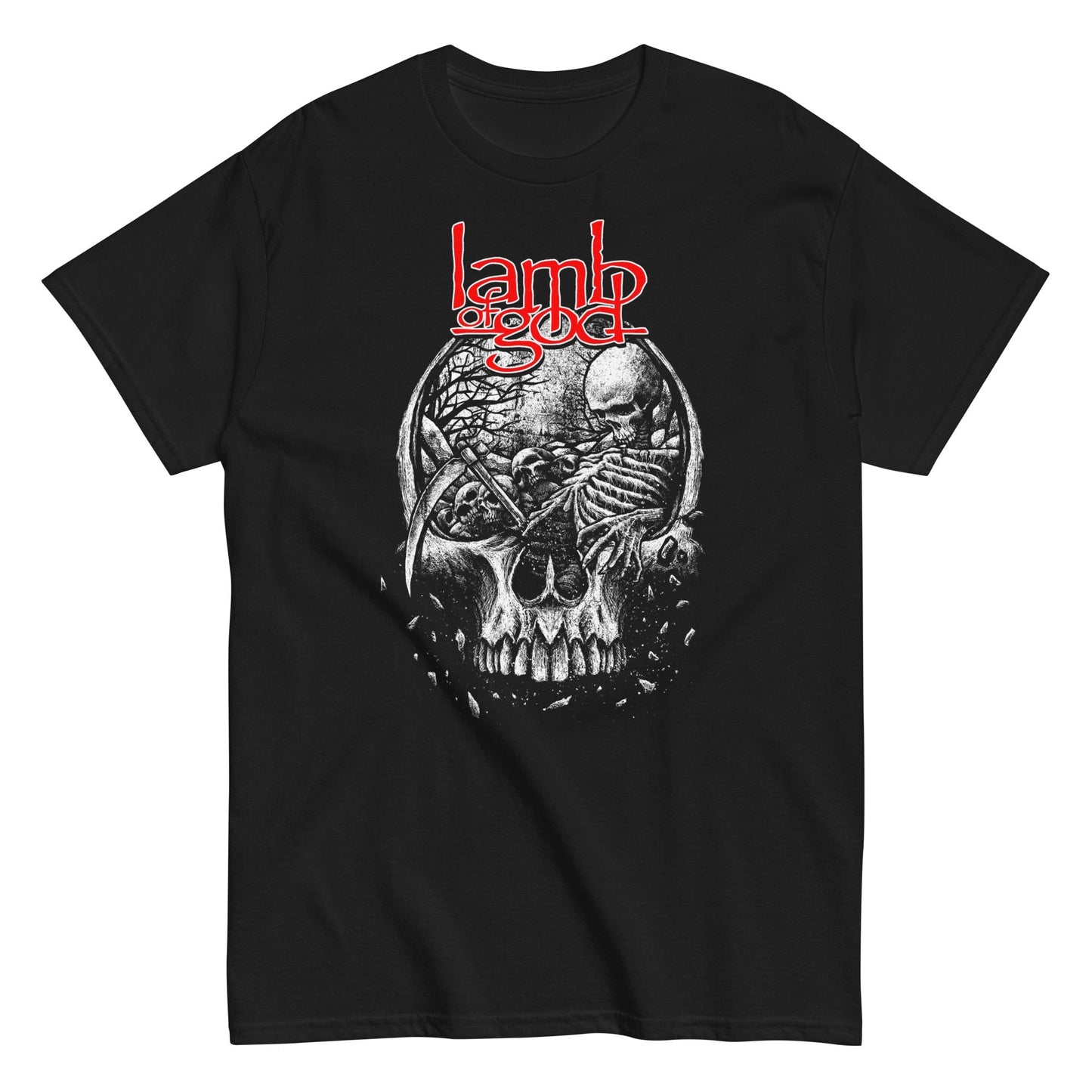 Lamb of God Head Full of Ideas Mens T Shirt Black