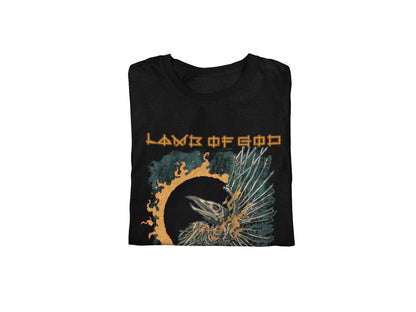 Lamb Of God Omens Album Cover  Jumbo Print Mens T Shirt Black