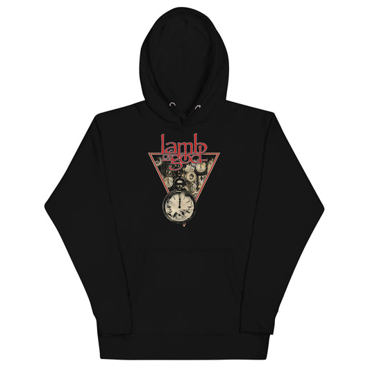 Lamb of God Time's Up Mens Hoodie Black