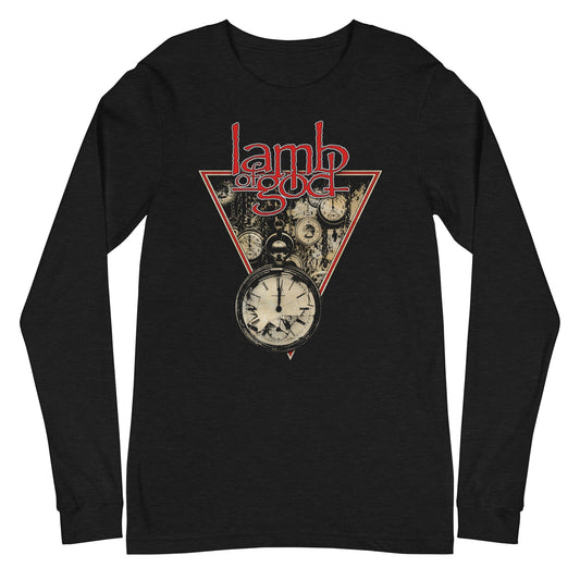 Lamb of God Time's Up Mens Long Sleeve Shirt Black