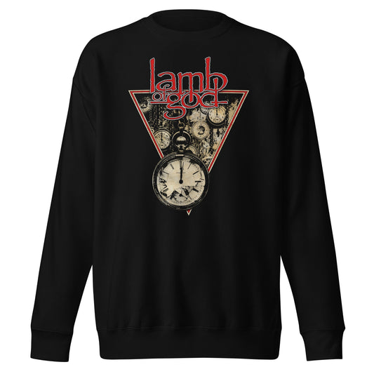 Lamb of God Time's Up Mens Sweatshirt Black