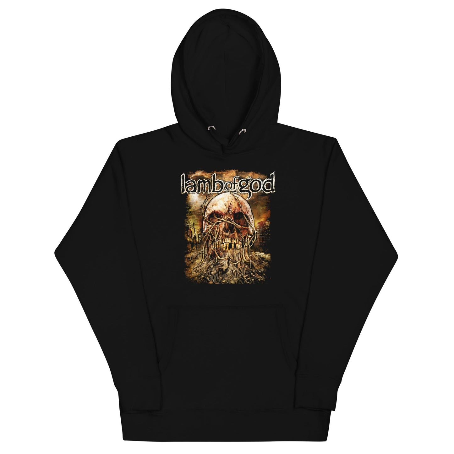 Lamb of God Circle of Death Mens Hoodie Black