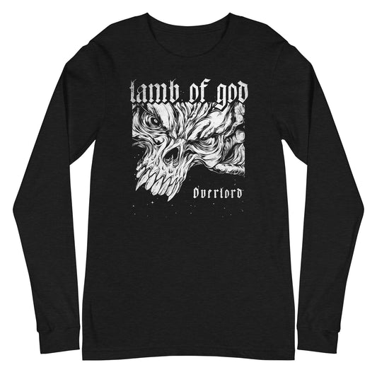 Lamb of God Overlord Mens Long Sleeve Shirt Black