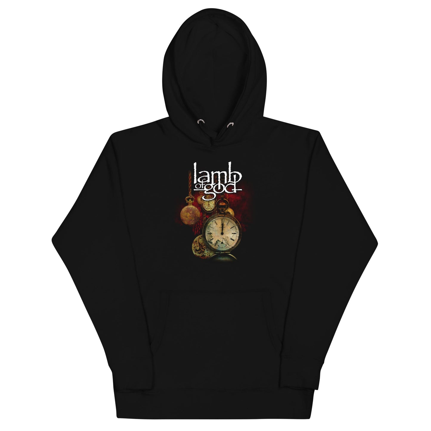 Lamb of God Time and Again Mens Hoodie Black