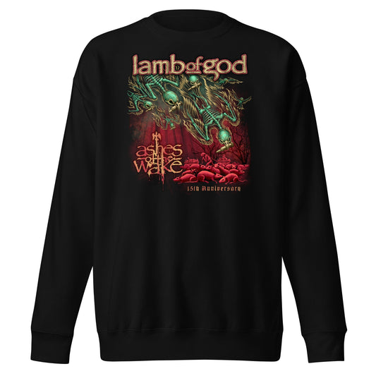 Lamb of God Ashes Anniversary Mens Sweatshirt Black