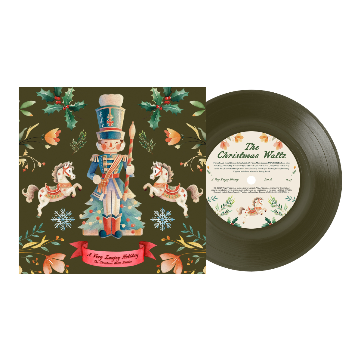 Very Laufey Holiday: The Christmas Waltz Edition (Colored Vinyl, Green) (7" Single) Vinyl Record