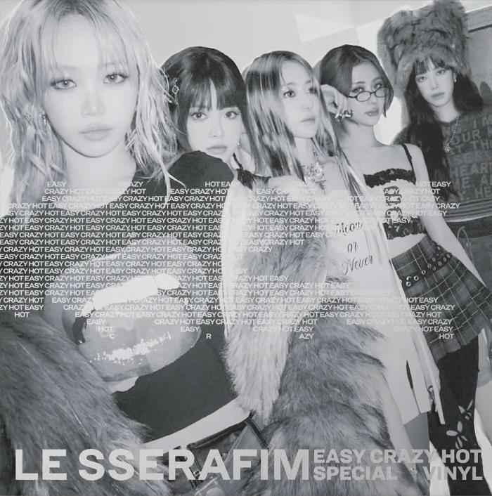 LE SSERAFIM - Easy-Crazy-Hot' Special Vinyl [Carbon Black] [Indie Exclusive] [Vinyl] Vinyl Record