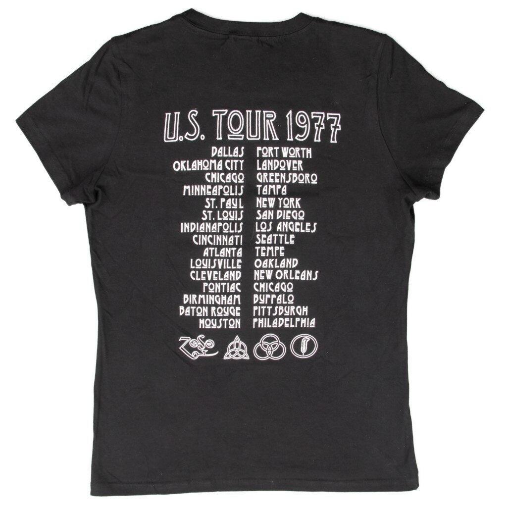 Led Zeppelin 1977 American Tour Juniors T-shirt