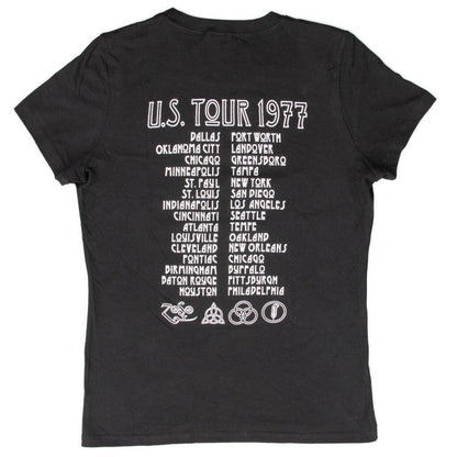 Led Zeppelin 1977 American Tour Juniors T-shirt
