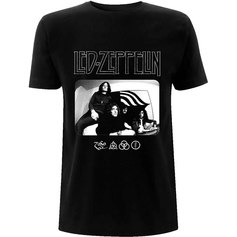 Led Zeppelin Icon Logo Photo [T-Shirt] Officially Licensed