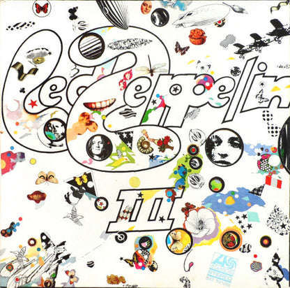 Led Zeppelin Led Zeppelin III Atlantic LP, Album, RE, RM, 180  Vinyl Record