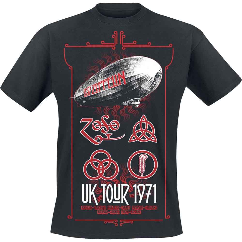 Led Zeppelin UK Tour '71. [T-Shirt] Officially Licensed