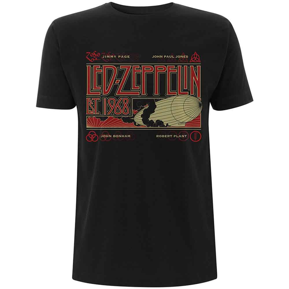 Led Zeppelin Zeppelin & Smoke [T-Shirt] Officially Licensed
