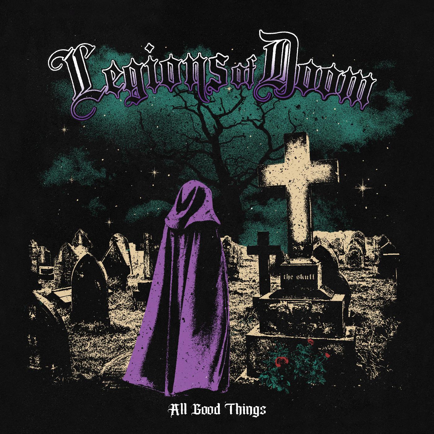 Legions of Doom - All Good Things (PURPLE WITH BLACK SPLATTER VINYL) Vinyl Record