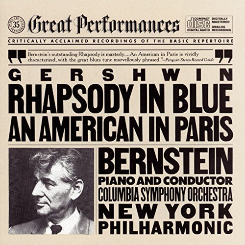 Gershwin: Rhapsody In Blue & An American In Paris  Music CD