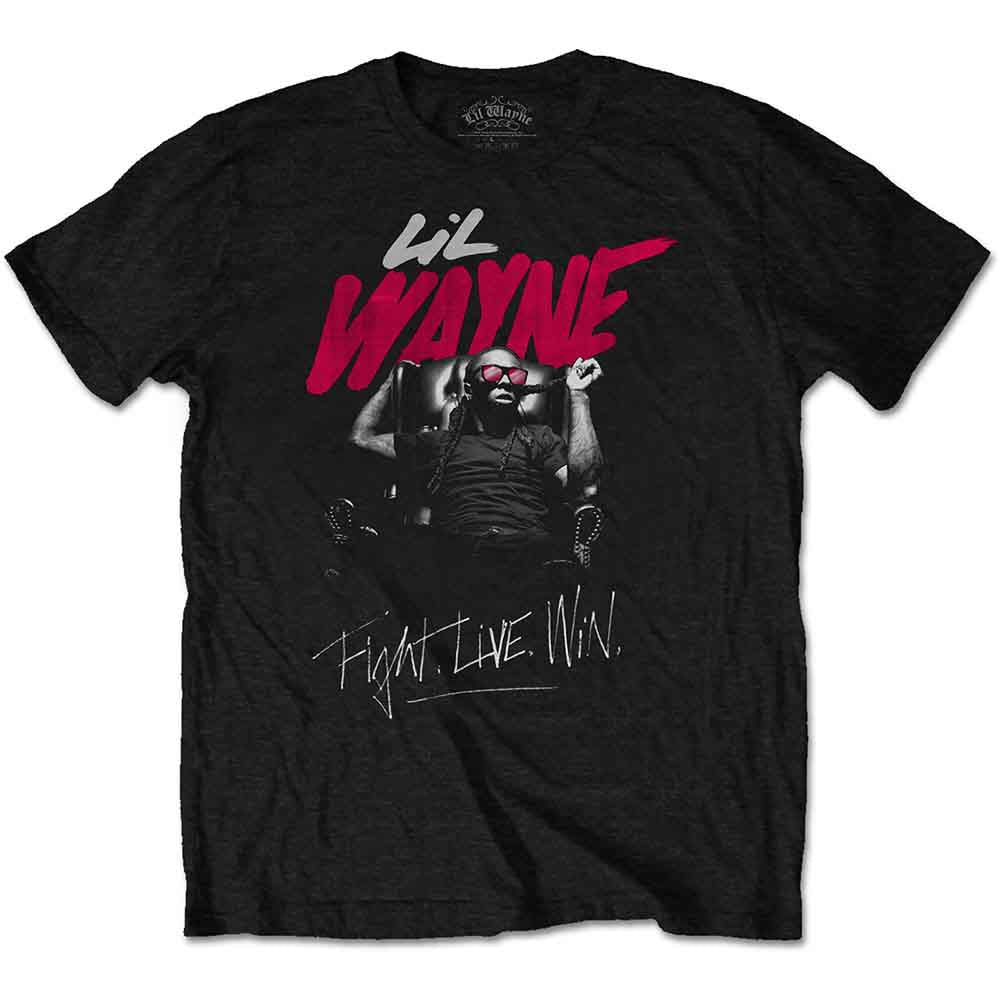Lil Wayne Fight, Live, Win [T-Shirt] Officially Licensed
