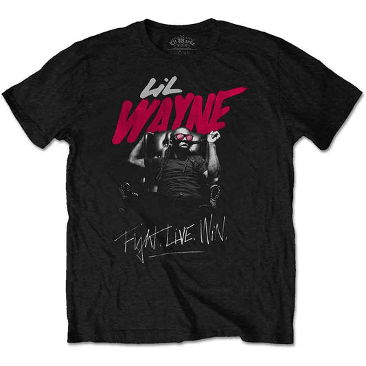 Lil Wayne Fight, Live, Win [T-Shirt] Officially Licensed