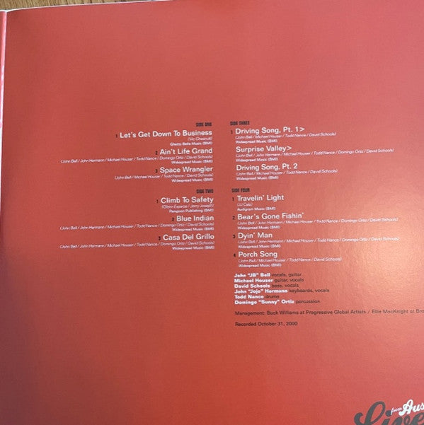 Live From Austin TX (Blue Marble) ( Vinyl Record