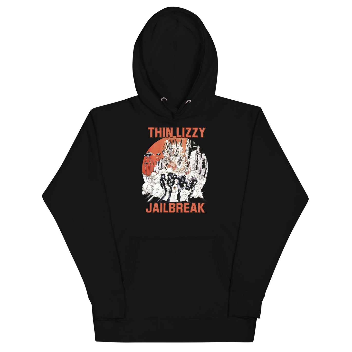 Thin Lizzy Jailbreak Mens Hoodie Black